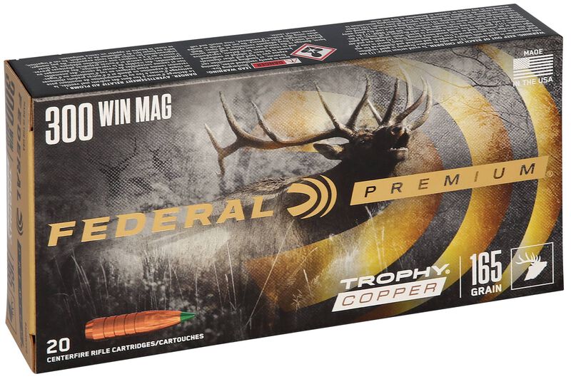 Trophy Copper, 300 Win Mag, 165 Grain, Trophy Copper, 3050 fps