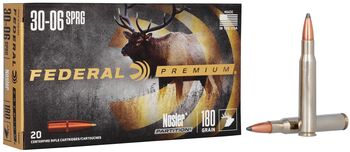Nosler Partition, 30-06 Springfield, 180 Grain, Nosler Partition, 2700 fps