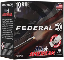 All-American, 12 Gauge, 8 Shot, 2-3/4 in, 1 1/8 oz, 1200 fps
