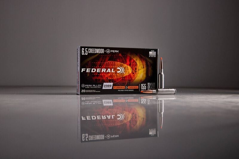 Fusion Tipped Rifle, 6.5 Creedmoor +Peak, 155 Grain, Fusion Tipped, 2900 fps
