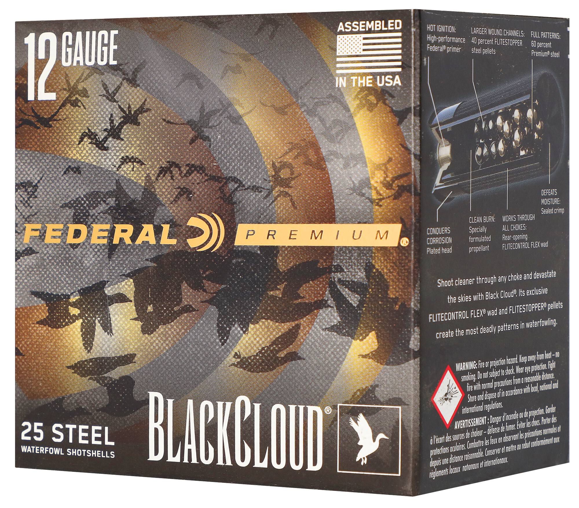 Federal Black Cloud 12ga 3 Inch BB Shot – Powerful FS Steel Goose Loads, 25 Shells - Image 4