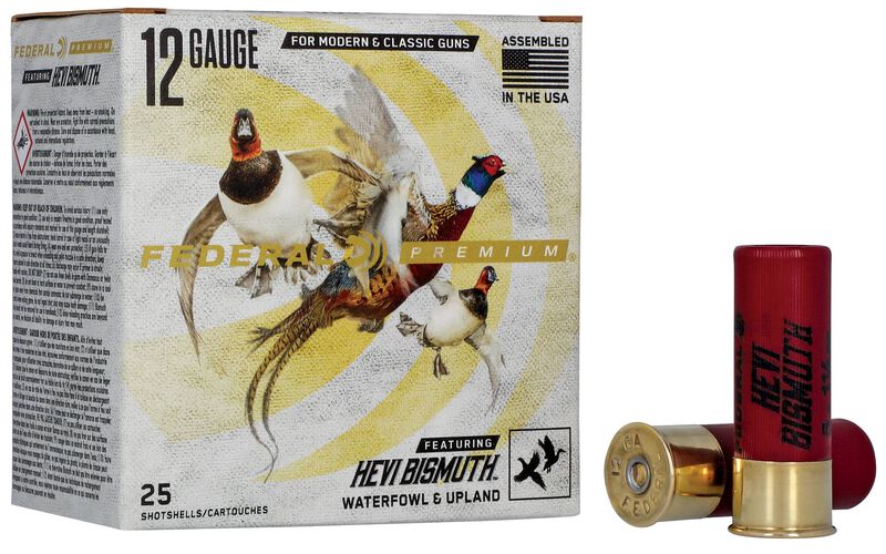 Premium HEVI-Bismuth, 12 Gauge, 5 Shot, 2-3/4 in, 1 1/4 oz, 1350 fps