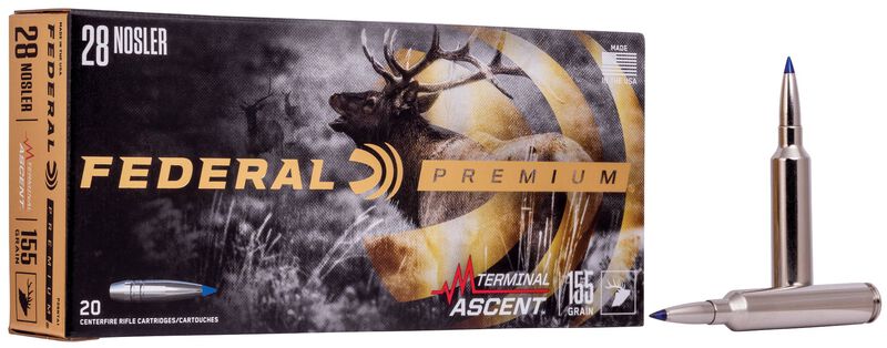 Terminal Ascent, 28 Nosler, 155 Grain, Terminal Ascent, 3200 fps