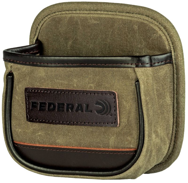 Premium Single Box Pouch, Olive Drab, Waxed Canvas