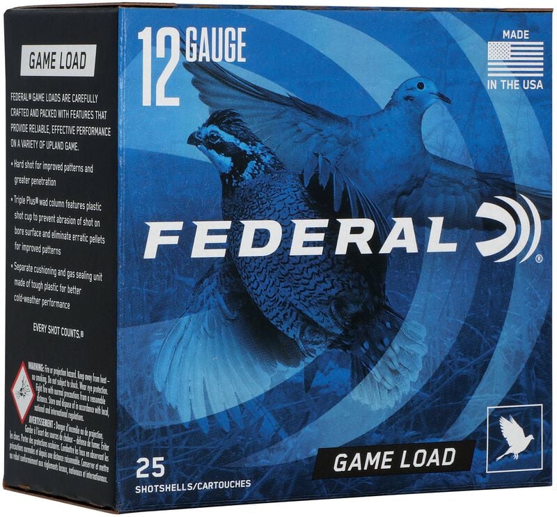 Game Load Upland, 12 Gauge, 7.5 Shot, 2-3/4 in, 1 oz, 1290 fps