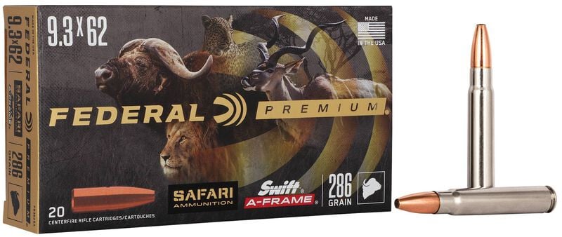 Safari Swift A-Frame, 9.3x62, 286 Grain, Swift A-Frame, 2360 fps