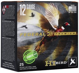 Hi-Bird Fiber Wad, 12 Gauge, 6 Shot, 2-3/4 in, 1 1/4 oz, 1330 fps