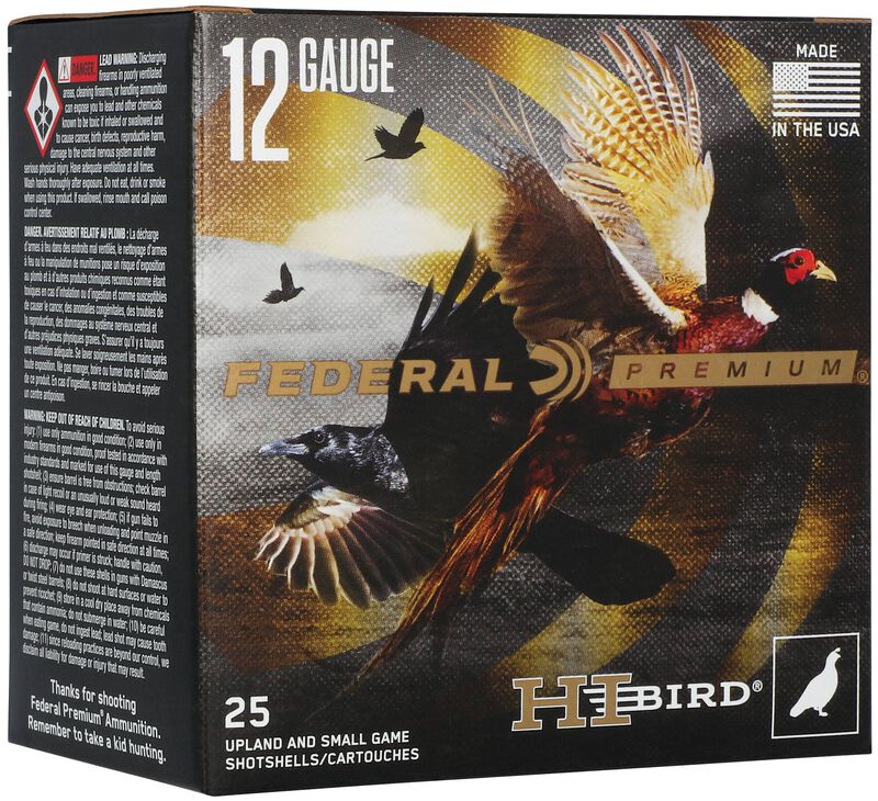 HI-BIRD, 12 Gauge, 6 Shot, 2-3/4 in, 1 1/4 oz, 1330 fps