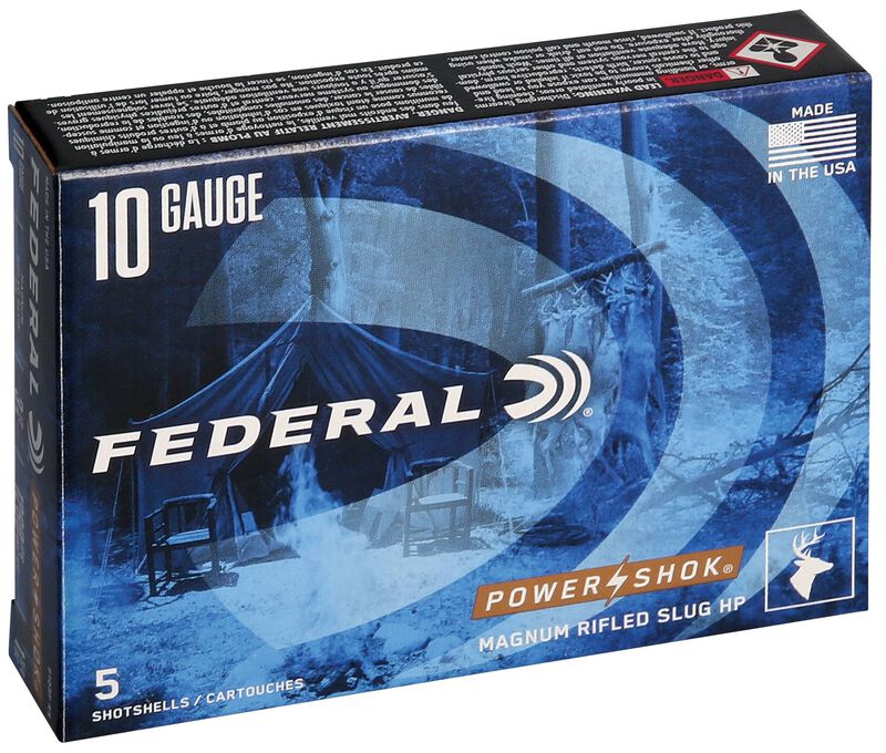 Power-Shok Rifled Slug, 10 Gauge, 766 Grain, 3-1/2 in, 1280 fps