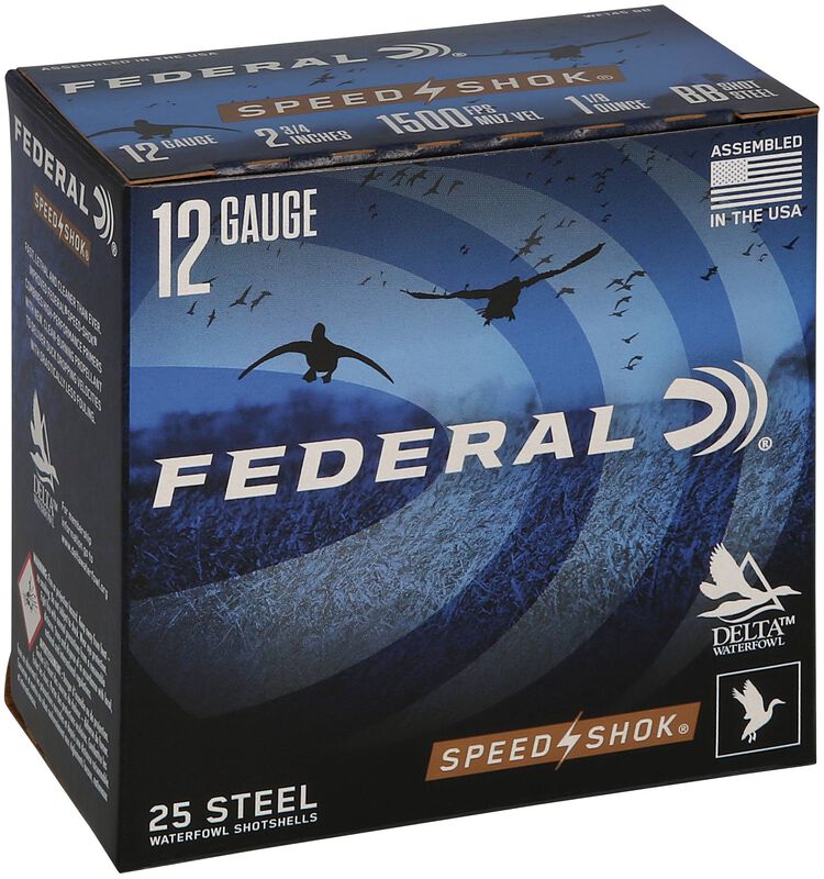 Speed-Shok, 12 Gauge, BB Shot, 2-3/4 in, 1 1/8 oz, 1500 fps