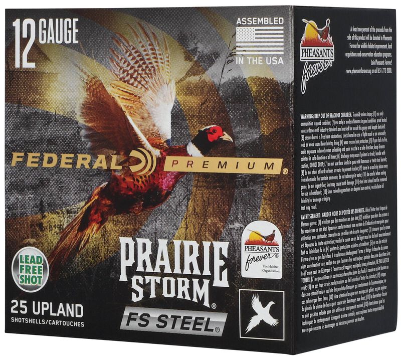 Prairie Storm FS Steel, 12 Gauge, 4 Shot, 3 in, 1 1/8 oz, 1600 fps