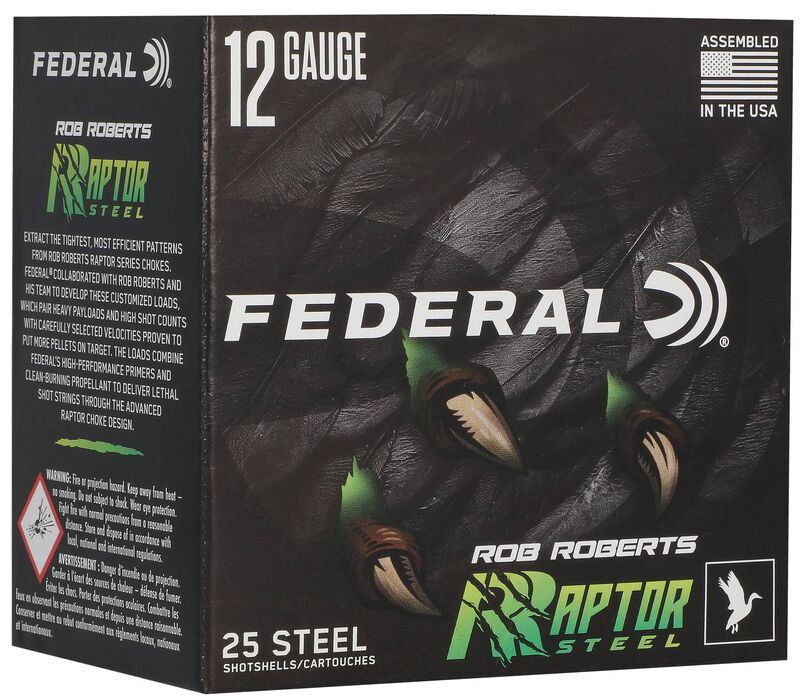 Rob Roberts Raptor Steel, 12 Gauge, 4 Shot, 3 in, 1 3/8 oz, 1400 fps