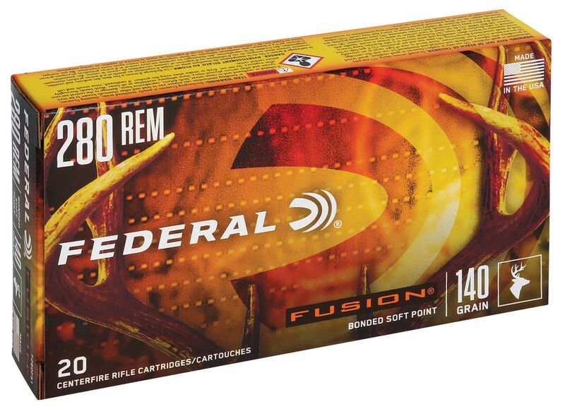 Fusion Rifle, 280 Rem, 140 Grain, Fusion Soft Point, 2990 fps