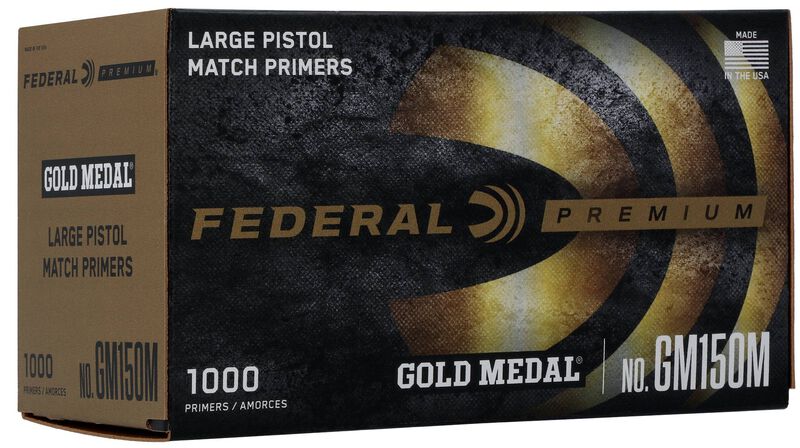 Gold Medal Centerfire Primer, Large Pistol Match