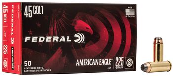 American Eagle Handgun, 45 Colt, 225 Grain, Jacketed Soft Point, 860 fps