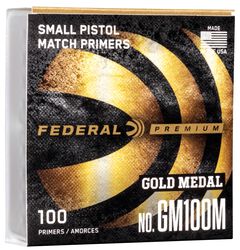 Gold Medal Centerfire Primer, Small Pistol Match
