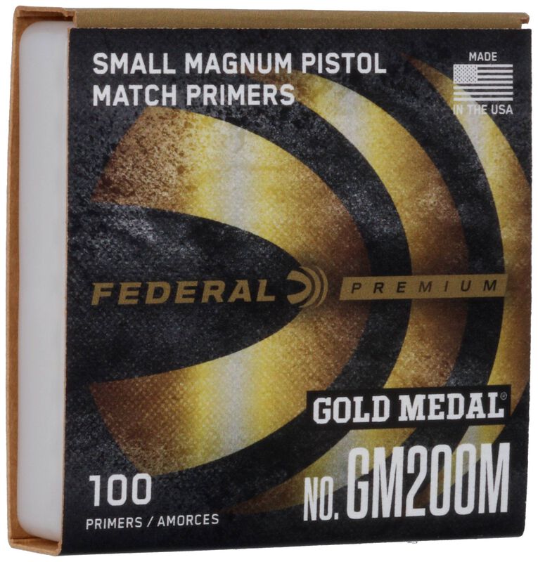 Gold Medal Centerfire Primer, Small Magnum Pistol Match