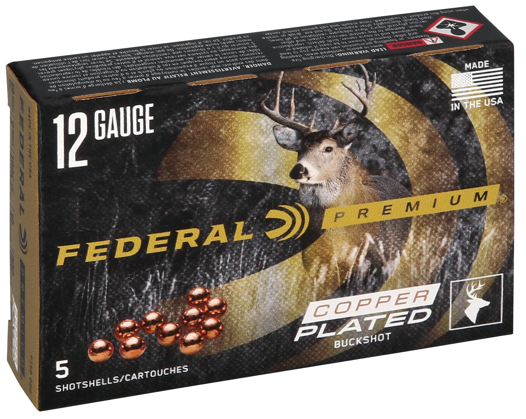 Federal Premium Buckshot 12ga P158000 3in 10 Pellets #000 Buck – Hard-Hitting Triple-Ought Deer Load, 5 Rounds 3 Federal Premium Buckshot 12ga P158000 3in 10 Pellets #000 Buck – Hard-Hitting Triple-Ought Deer Load, 5 Rounds - Image 3