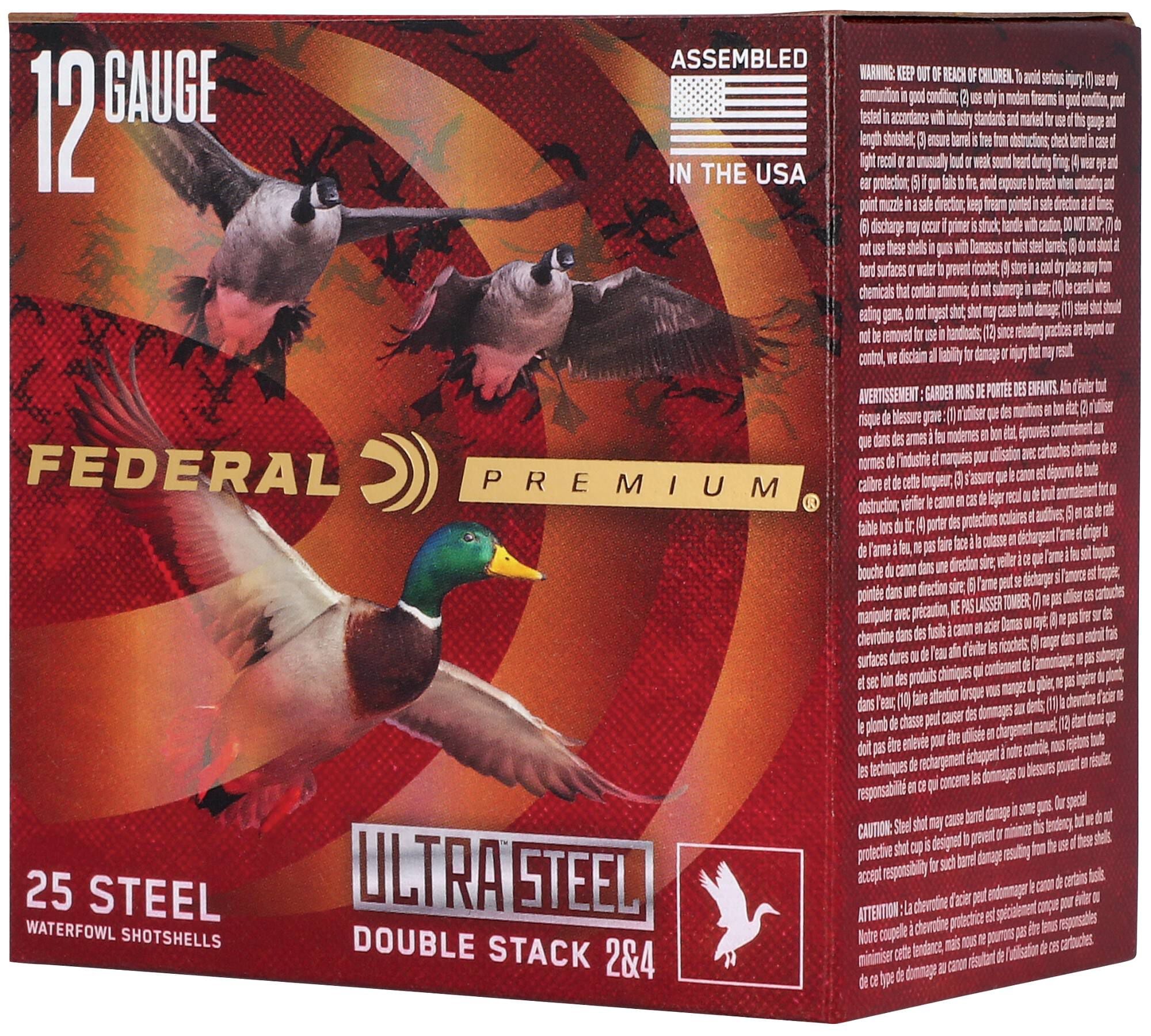 Federal Ultra Steel 12ga 3in 2 and 4 – Superb Double Stacked Duck Loads, 25 Rounds 2 Federal Ultra Steel 12ga 3in 2 and 4 – Superb Double Stacked Duck Loads, 25 Rounds - Image 2