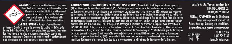 Power-Shok Rifle, 30-30 Win, 150 Grain, Jacketed Soft Point, 2390 fps