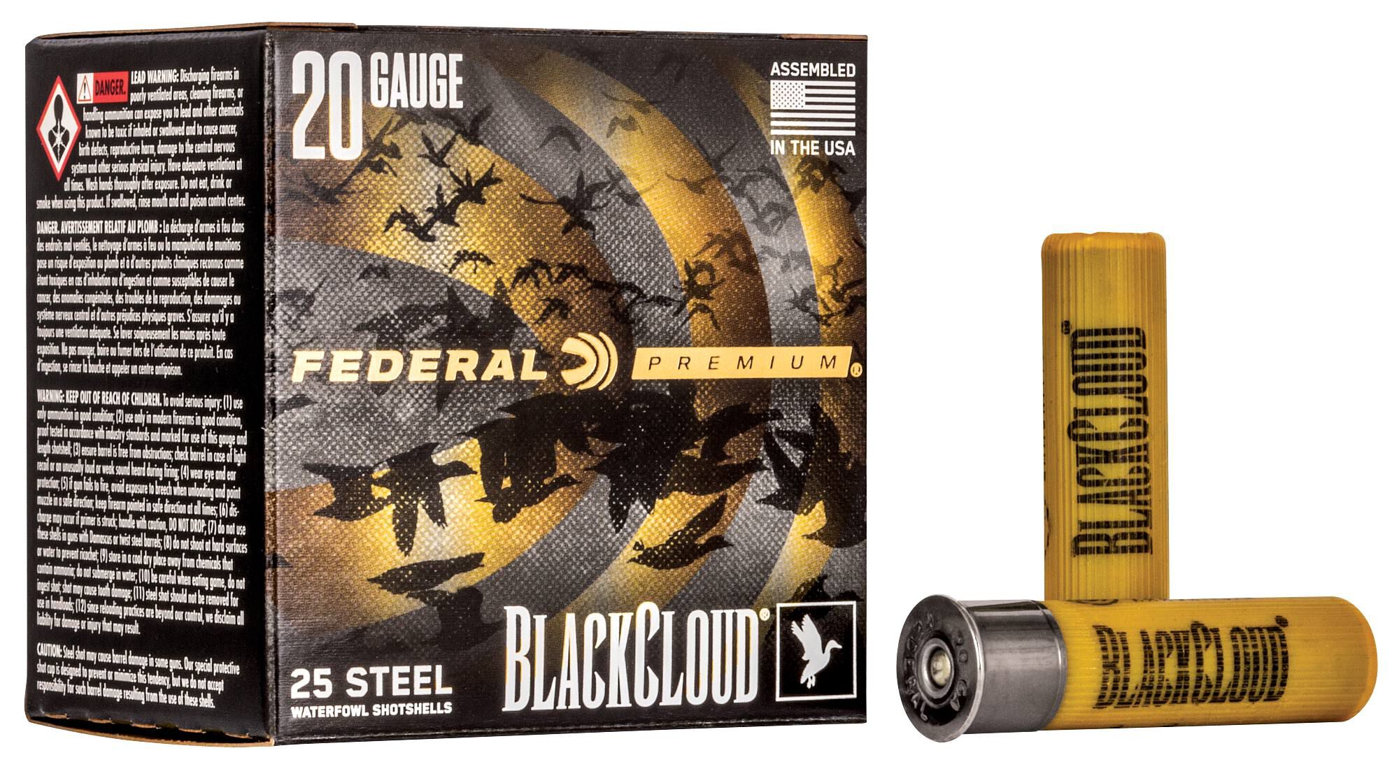 Buy Black Cloud FS Steel 20 Gauge Ammo | 2 Shot, 1 oz, 3in / 76mm