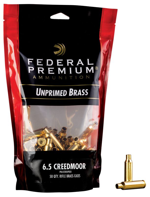 Unprimed Brass-Rifle, 6.5 Creedmoor