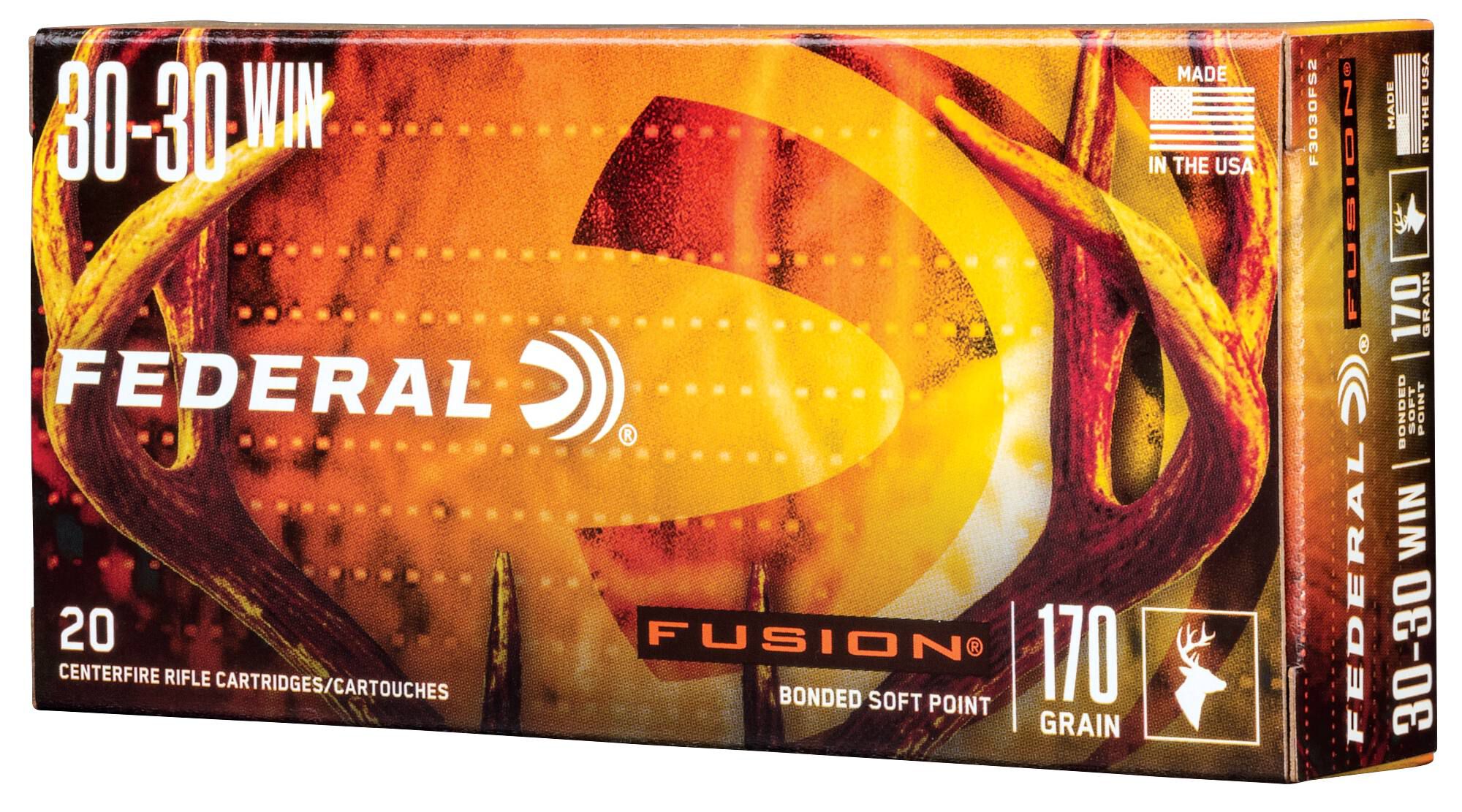 Federal 30-30 Win 170gr Fusion – Powerful .30-30 Winchester Deer Hunting Ammo, 2200 fps, 20 Rounds - Image 3