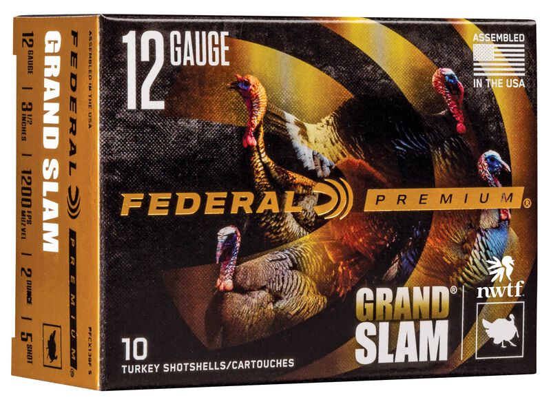 Grand Slam, 12 Gauge, 5 Shot, 3-1/2 in, 2 oz, 1200 fps
