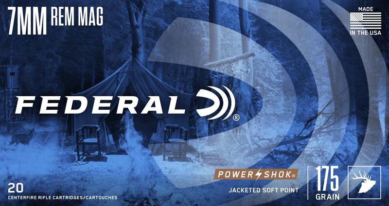 Power-Shok Rifle, 7mm Rem Mag, 175 Grain, Jacketed Soft Point, 2860 fps