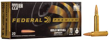 Gold Medal Berger, 223 Rem, 73 Grain, Berger BT Target, 2800 fps