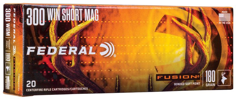 Fusion Rifle, 300 WSM, 180 Grain, Fusion Soft Point, 2950 fps