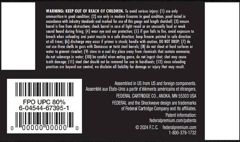 Upland Steel Paper Wad, 12 Gauge, 7.5 Shot, 2-3/4 in, 1 oz, 1330 fps