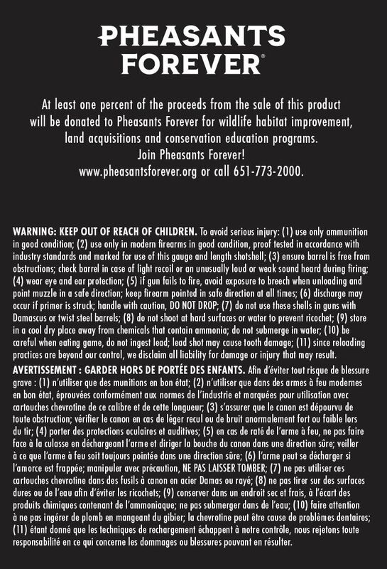 Prairie Storm FS Lead, 20 Gauge, 4 Shot, 2-3/4 in, 1 oz, 1350 fps