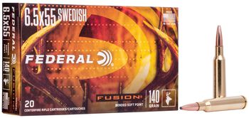 Fusion Rifle, 6.5x55 Swedish, 140 Grain, Fusion Soft Point, 2530 fps