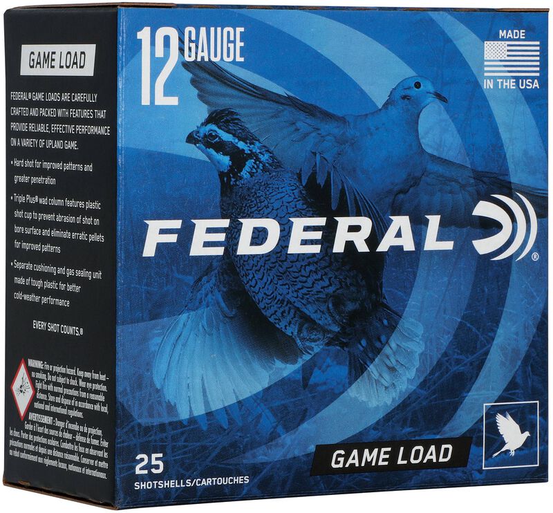 Game Load Upland, 12 Gauge, 8 Shot, 2-3/4 in, 1 oz, 1290 fps