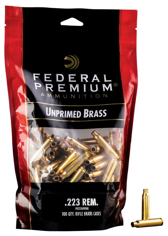Unprimed Brass-Rifle, 223 Rem