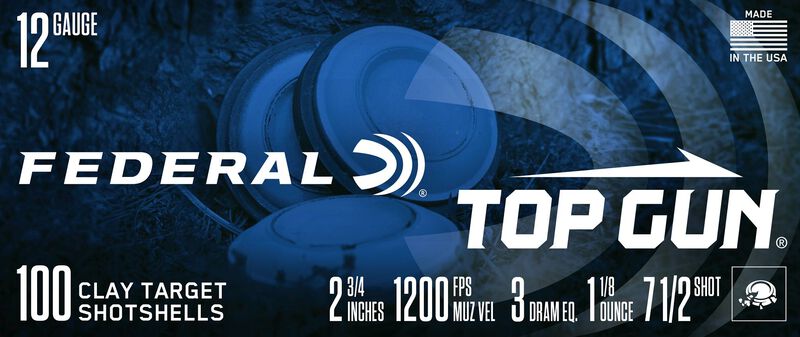 Top Gun, 12 Gauge, 7.5 Shot, 2-3/4 in, 1 1/8 oz, 1200 fps