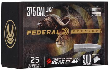 Trophy Bonded Bear Claw Component Bullet, .375, 300 Grain