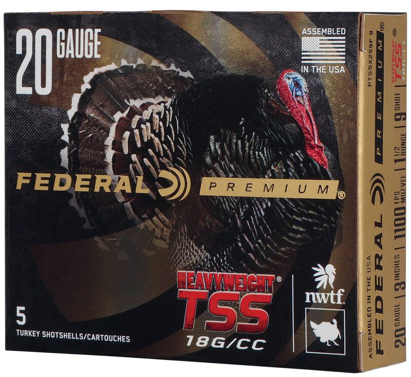 Heavyweight TSS, 20 Gauge, 9 Shot, 3 in, 1 1/2 oz, 1100 fps