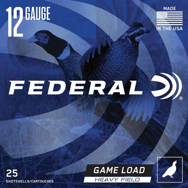 Game Load Upland Heavy Field, 12 Gauge, 4 Shot, 2-3/4 in, 1 1/4 oz, 1220 fps