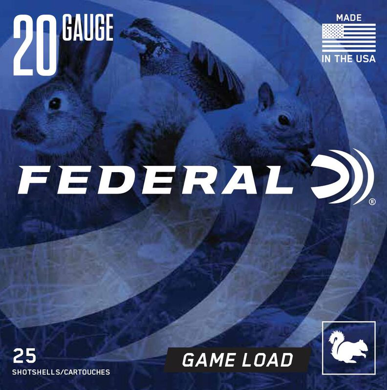 Game Load Upland, 20 Gauge, 6 Shot, 2-3/4 in, 7/8 oz, 1210 fps