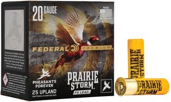 Prairie Storm FS Lead, 20 Gauge, 6 Shot, 2-3/4 in, 1 oz, 1350 fps