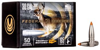 Trophy Bonded Tip Component Bullet, .308, 165 Grain