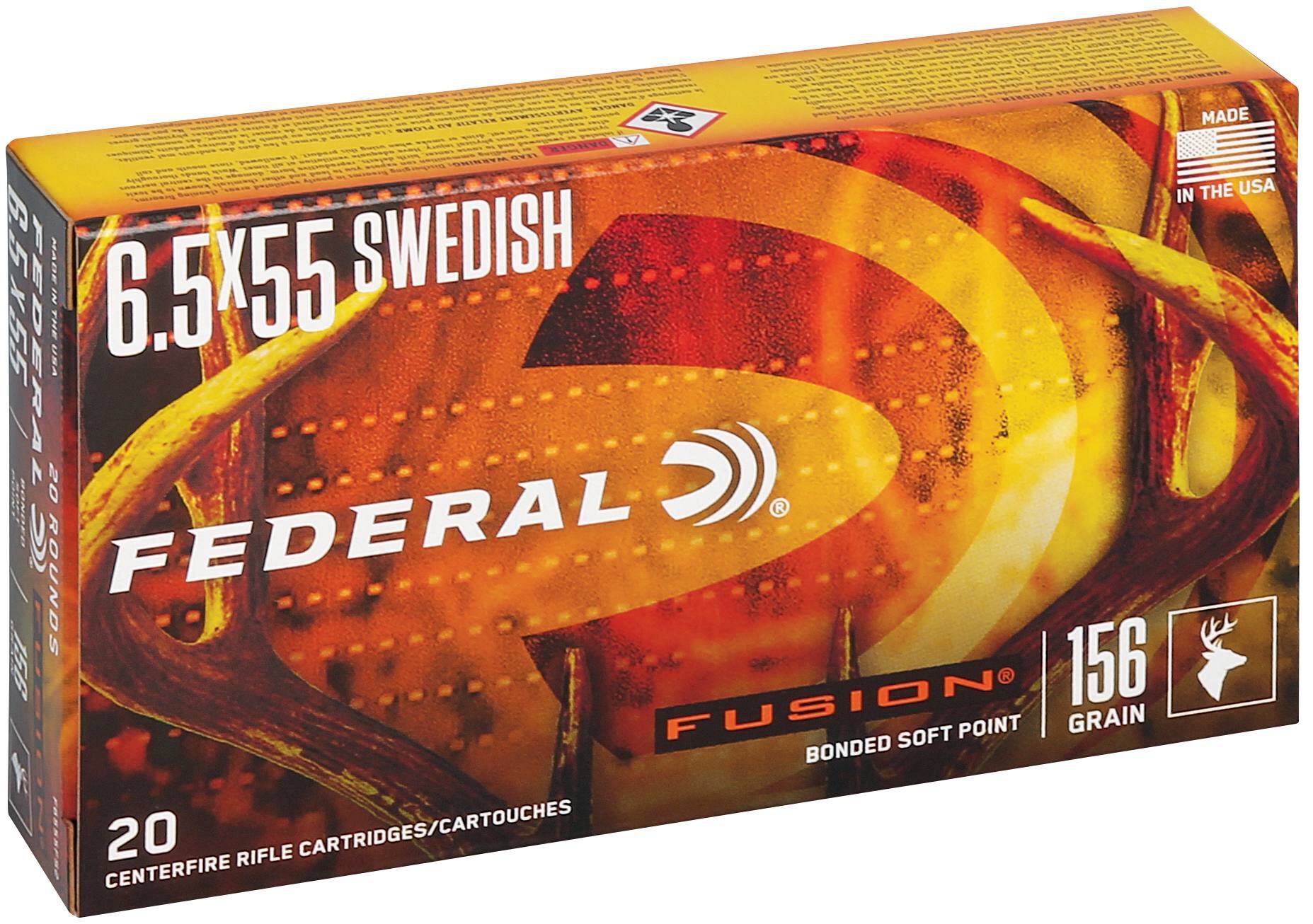 Federal Fusion Swedish Mauser 156gr 6.5x55 Soft Point – Proven Deer Ammo - Image 4