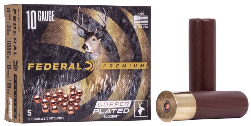 Buckshot, 10 Gauge, 00 Buck Shot, 3-1/2 in, 1100 fps