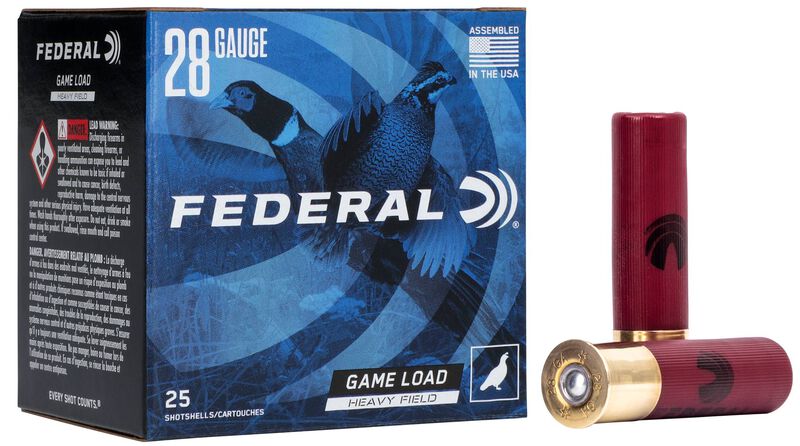 Game Load Upland Hi-Brass, 28 Gauge, 7.5 Shot, 2-3/4 in, 1 oz, 1220 fps