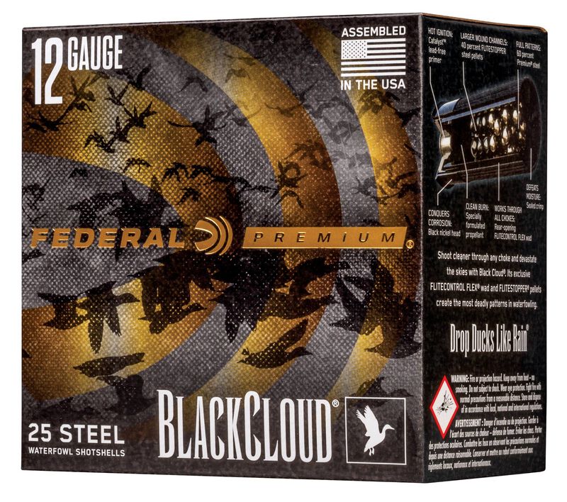 Black Cloud FS Steel, 12 Gauge, BB Shot, 3 in, 1 1/4 oz, 1450 fps