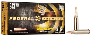 Berger Hybrid Hunter, 243 Win, 95 Grain, Berger, 3050 fps