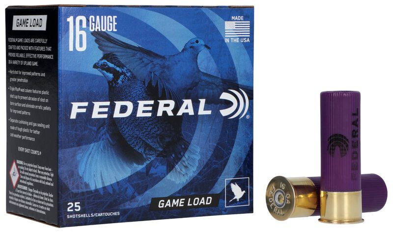 Game Load Upland, 16 Gauge, 7.5 Shot, 2-3/4 in, 1 oz, 1165 fps