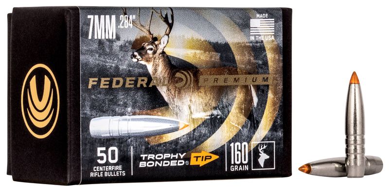 Trophy Bonded Tip Component Bullet, .284, 160 Grain